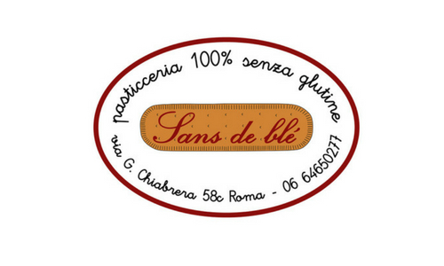 logo sansdeble pasticceria senza glutine roma